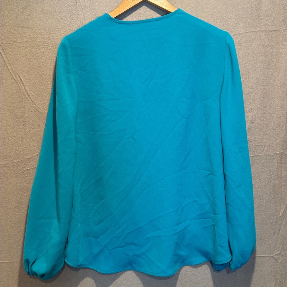 Trina Turk Vibrant Blue Blouse - Picture 5 of 5
